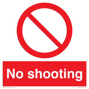 No shooting